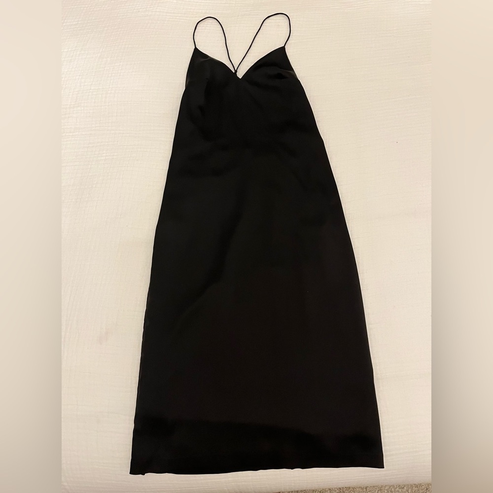 Cotton Candy LA Black Slip Dress